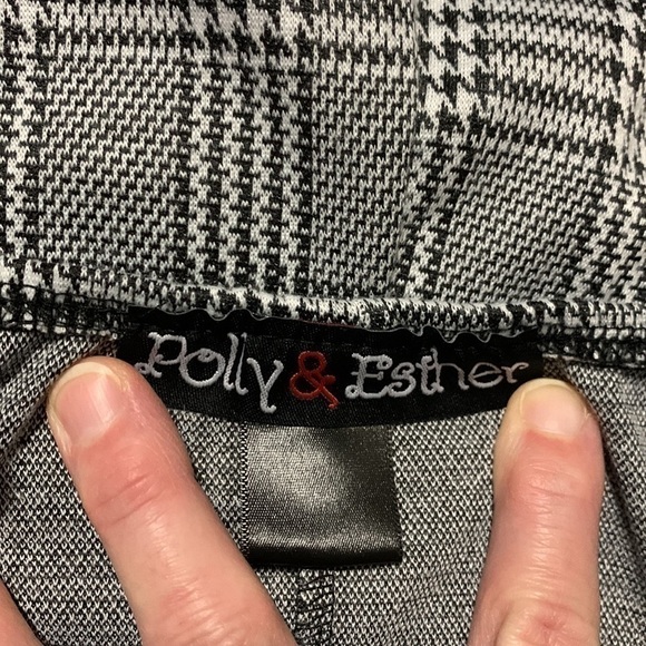 Polly & Esther black and white plaid dress - Picture 6 of 7